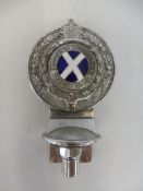 A Royal Scottish Automobile Club RAC Associate Club badge type 3 produced 1930s -1953, chrome plated