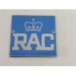An RAC test model prototype badge for 1953, as illustrated on page 87 of 'British Car Badges'.