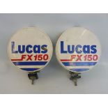 A pair of Lucas FX150 spotlamps.
