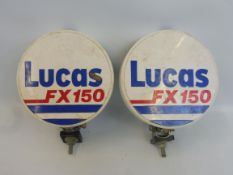 A pair of Lucas FX150 spotlamps.