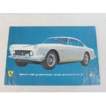 A rare Ferrari 250 Granturismo Coupe Pininfarina 2+2 sales brochure.