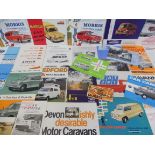 A selection of Ford, Austin, Morris and other campervan brochures.