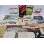 A quantity of Rootes Group brochures.