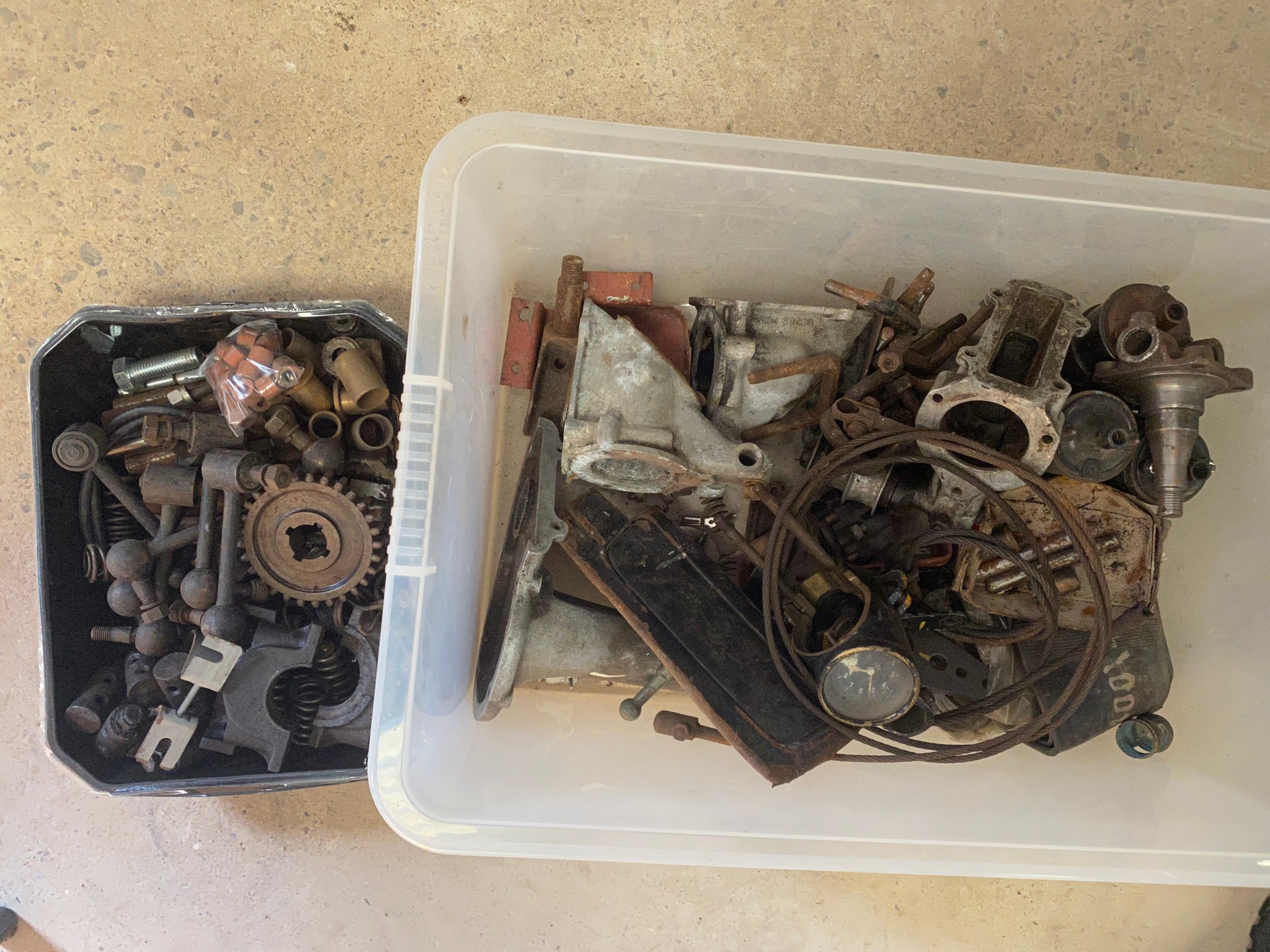 A quantity of Austin 7 spares.