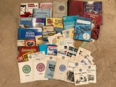 A selection of mainly Morris literature, service manuals etc.including early Bullnose Morris Club