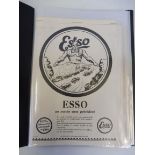 Esso - a folio of original car magazine advertisements, 1920s-1970s, approx. 85.