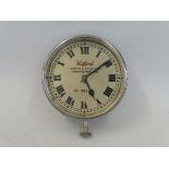 A good quality North & Sons Watford eight day car clock, bottom wind.