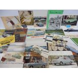 A quantity of Vauxhall brochures including Vira, VX4-90, Cresta etc.