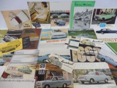 A quantity of Vauxhall brochures including Vira, VX4-90, Cresta etc.