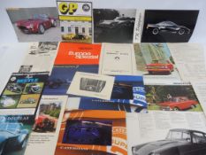 A quantity of brochures, leaflets and specification sheets including Berkley, TX Tripper,