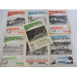 Motor Sport Magazine 1937 (Volume 13), seven copies, March, April, June and September-December,