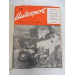 Autosport Volume 2, January - June1951, cloth bound, 26 issues.