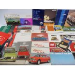 A selection of Italian brochures including Fiat, Alfa Romeo, Maserati etc.