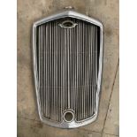 A Wolseley radiator grille, circa 1930-1940, possibly 14hp.