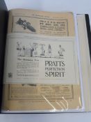 Pratts - a folio of original car magazine advertisements, 1920-1934, approx. 66.