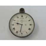 A Jaeger top wind eight day car clock to suit a Vauxhall 30/98 or similar.