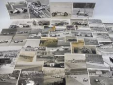 Approximately 57 photographs of various cars including Cooper-Bristols, Cooper Maserati, Cooper,