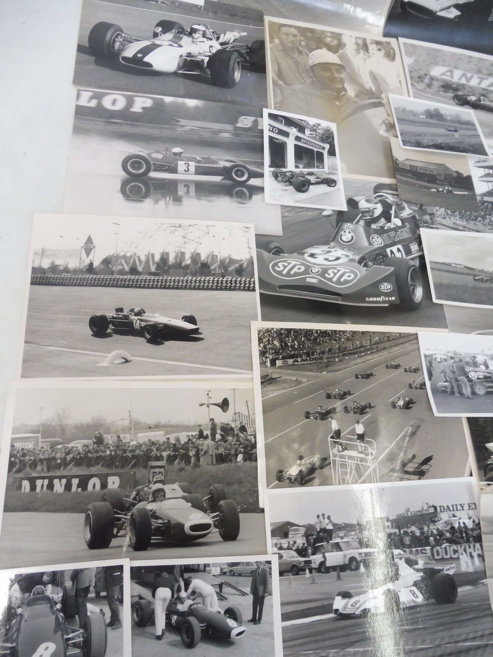 Approximately 56 photographs of various cars including H.R.G., Honda, Lola, March, Cooper, - Image 2 of 3