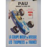 Belligrand - a French grand prix advertising poster, 15 1/2 x 23 1/2".