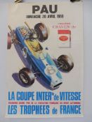 Belligrand - a French grand prix advertising poster, 15 1/2 x 23 1/2".