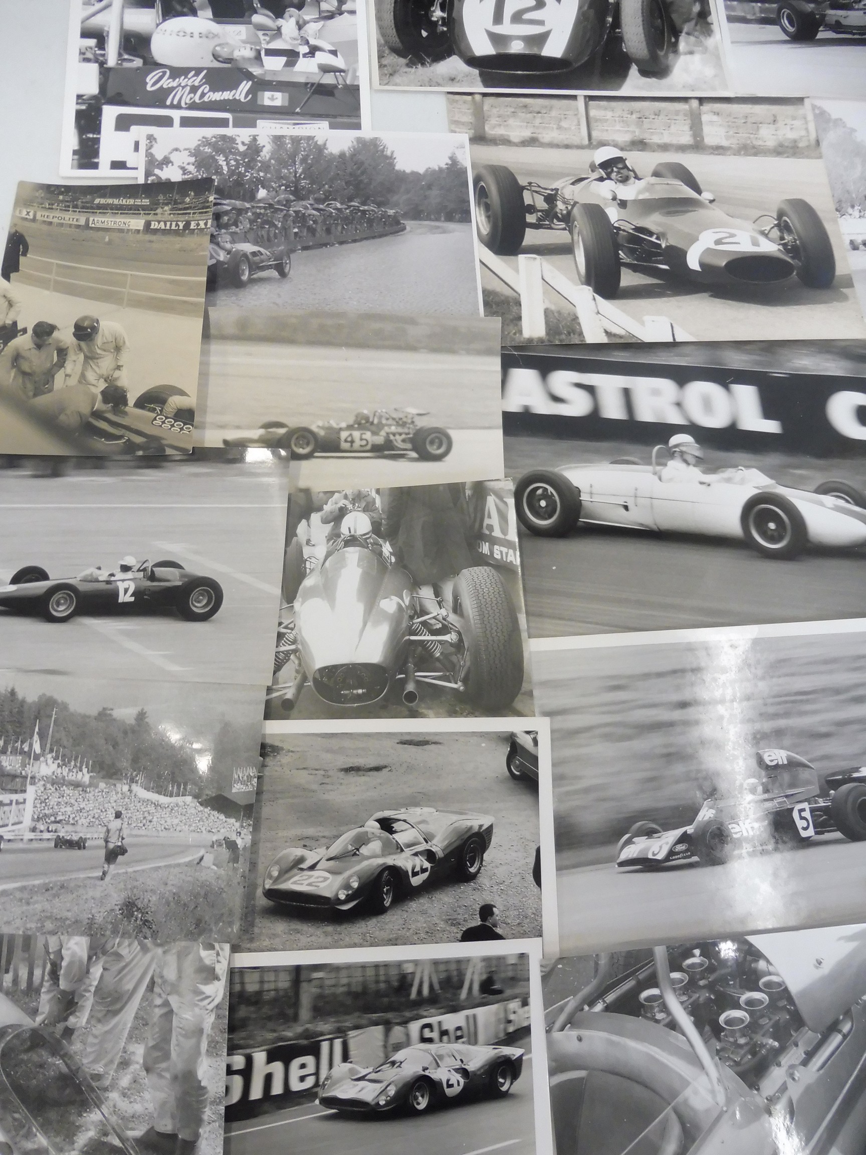 Approximately 50 photographs of single seater racing cars including Ferrari, BMW, Brabham, Gemini - Image 4 of 4