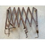 A running board mounted luggage rack/holder to suit vintage Ford Model T, Chevrolet etc.