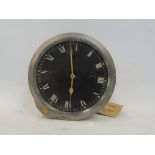 A Jaeger type black faced eight day car clock.