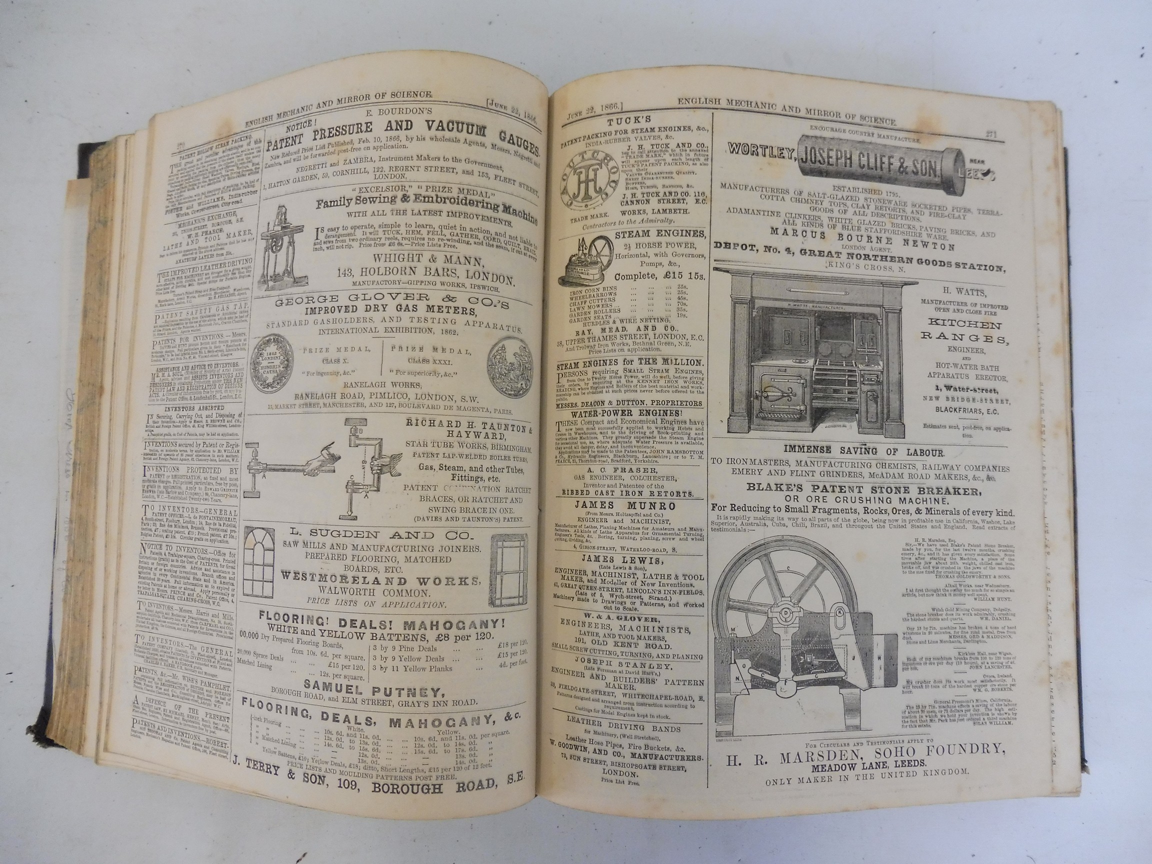 English Mechanic 1866-67, single volume. - Image 5 of 5