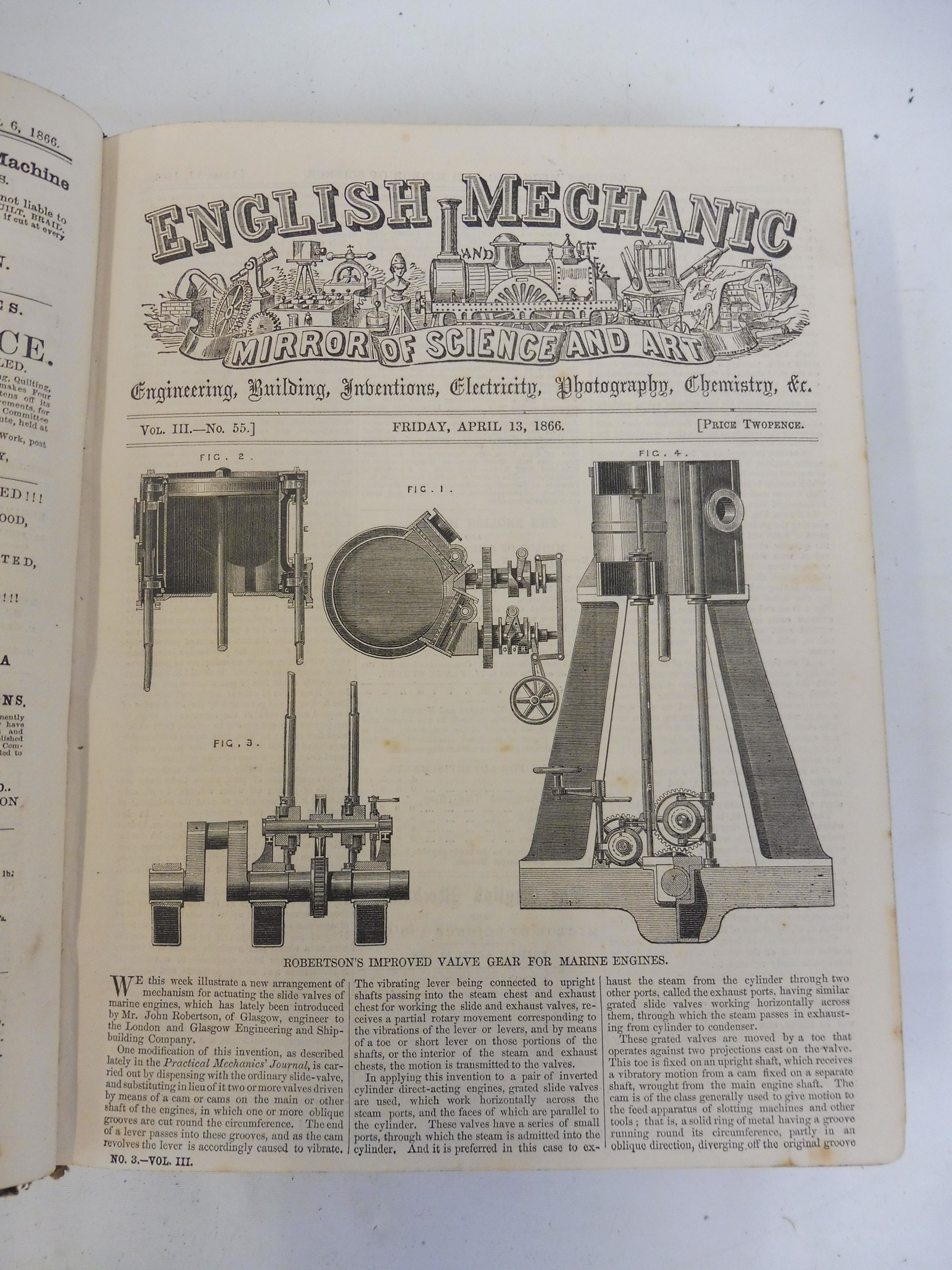 English Mechanic 1866-67, single volume. - Image 3 of 5