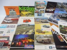 A selection of Morris, Riley, Talbot and Triumph brochures.