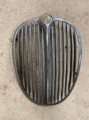 A Jaguar 3.4 radiator grille.