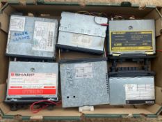 A box of car radios.