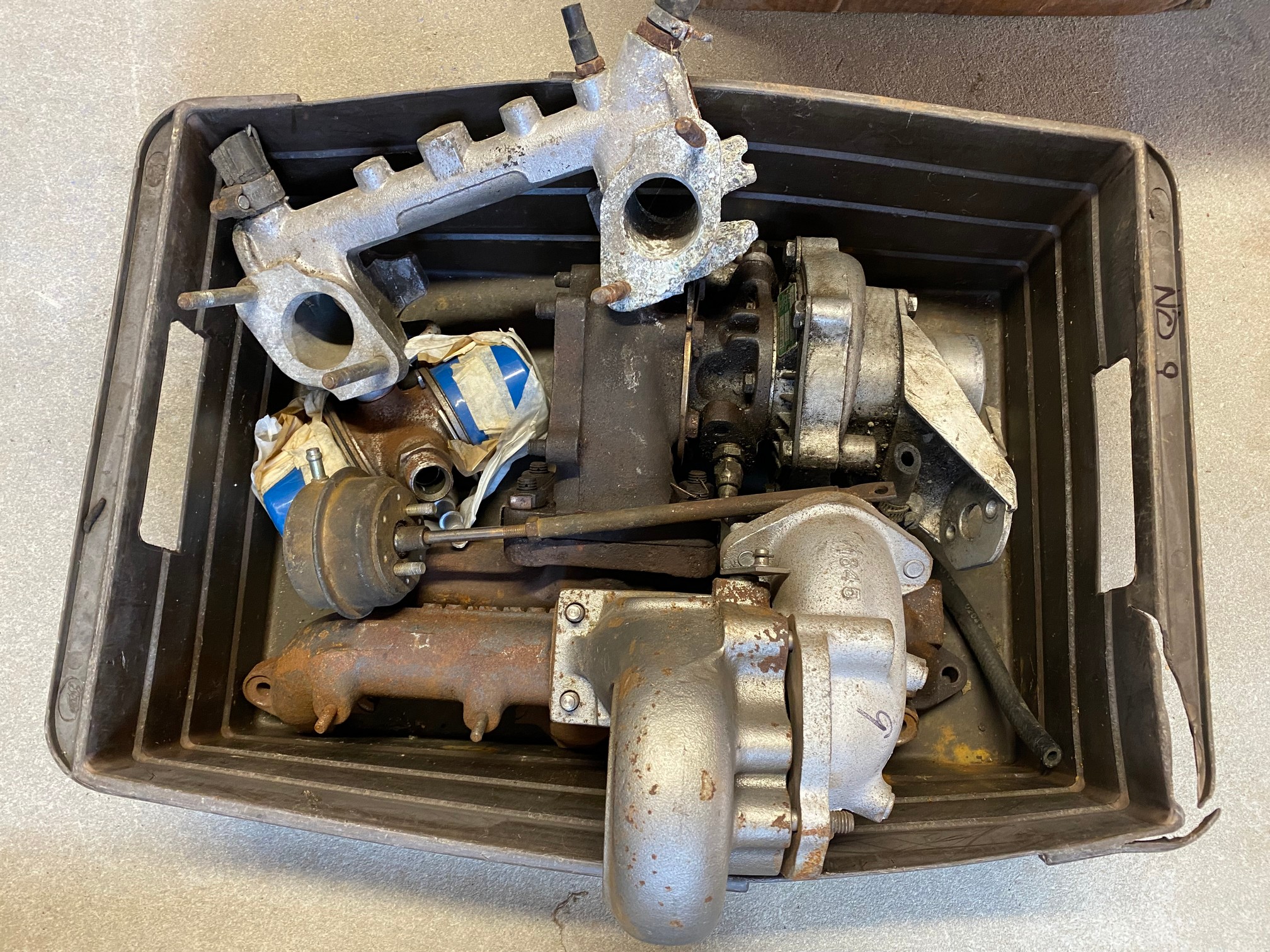 Two Austin Metro turbos, one reconditioned.