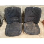 A pair of custom made seats by Gallow & Maddox of Coventry, circa early 1970s possibly Triumph