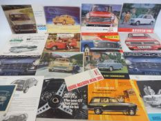 A quantity of Austin brochures including A35, Metropolitan etc.