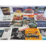 A quantity of Austin brochures including A35, Metropolitan etc.