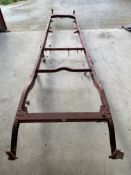 A circa 1929-31 Morris Cowley chassis frame, with some repairs.