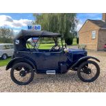 1924 Austin 7 Scoop Scuttle Pramhood Chummy – same family ownership since 1966