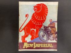 A rare New Imperial season 1935 sales brochure.