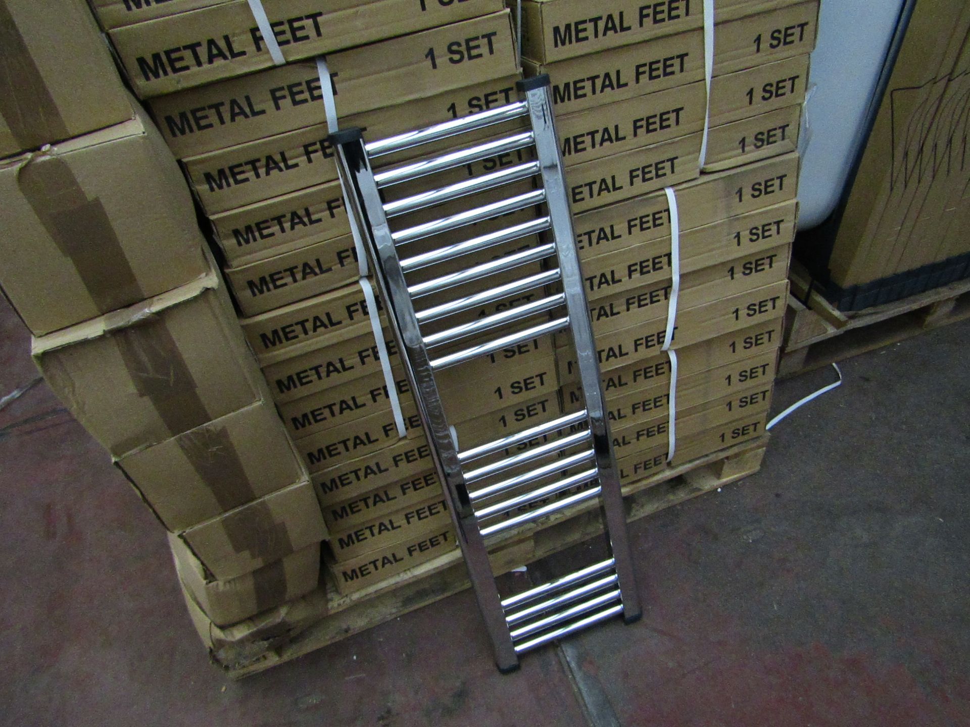 Loco straight towel radiator 300 x 800, ex-display and boxed. Please note, this lot may contain