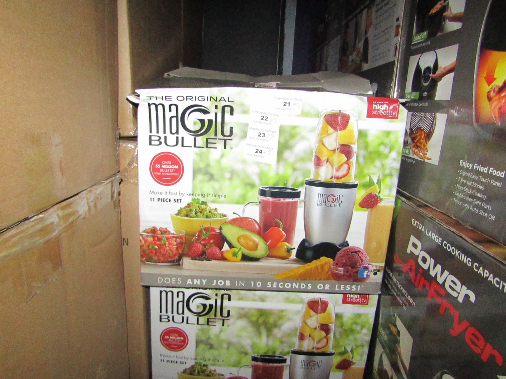 | 4X | THE MAGIC BULLET BLENDER | UNCHECKED AND BOXED | NO ONLINE RESALE | SKU C5060191467360 |