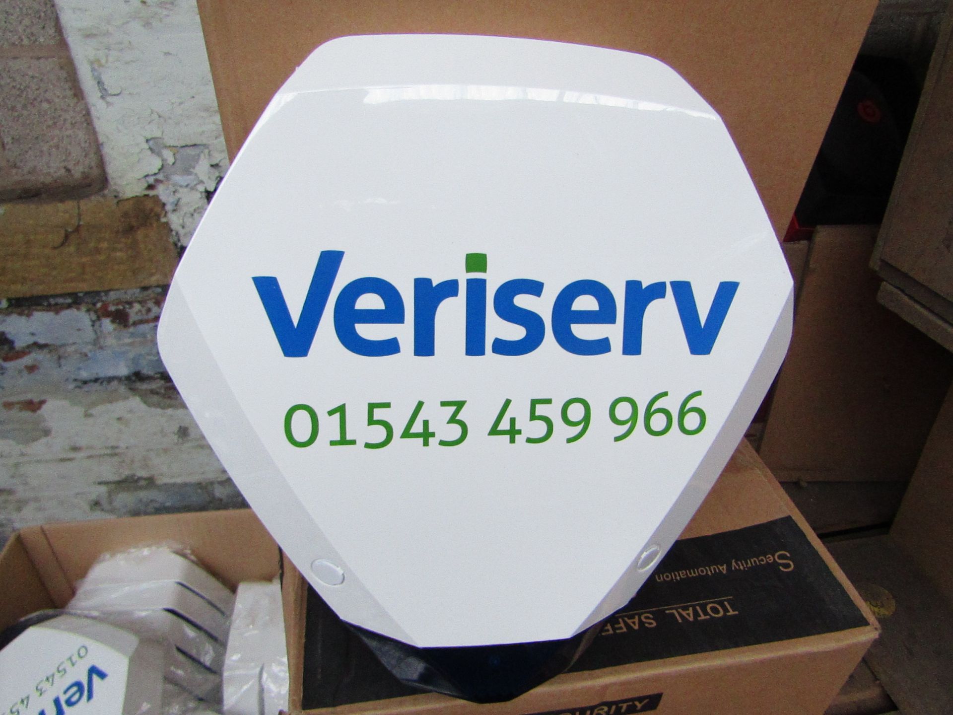 5x Veriserv alarm case no conponents.