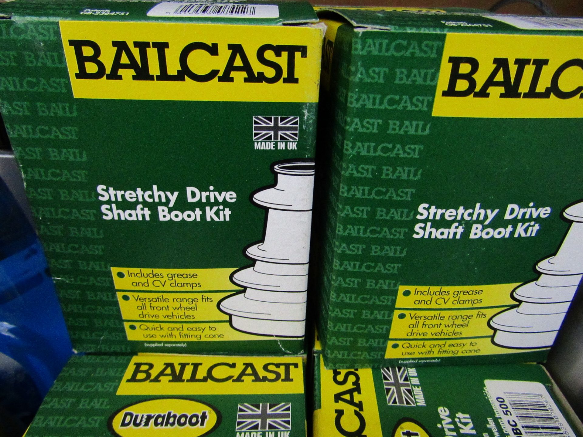 2x Bailcast - CV Boots (Include Grease) - All Unused & Boxed.