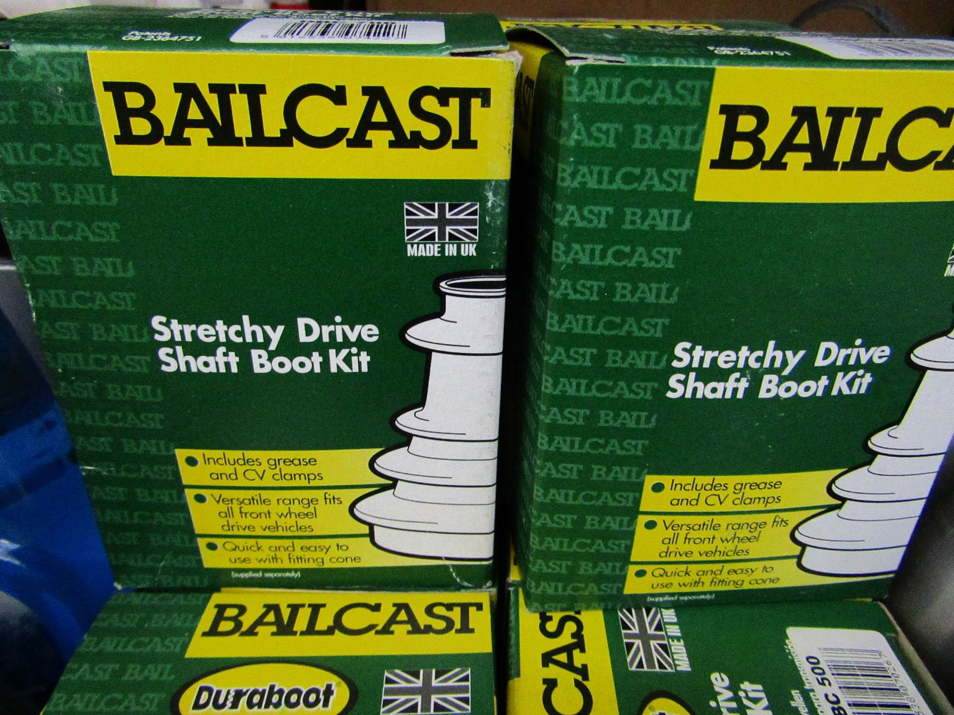 2x Bailcast - CV Boots (Include Grease) - All Unused & Boxed.