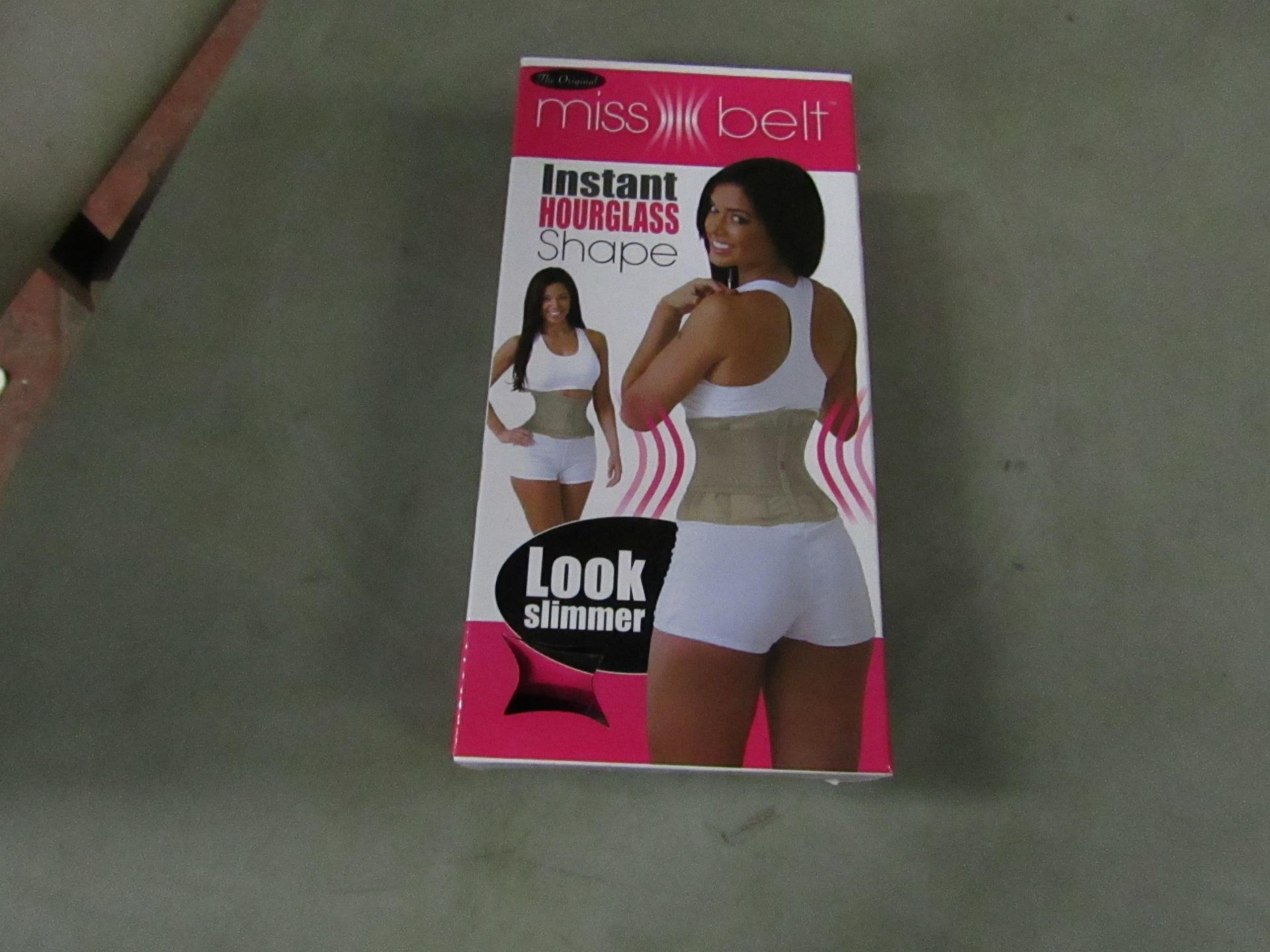 4x Miss Belt Instant Hour glass belts - New & Boxed.