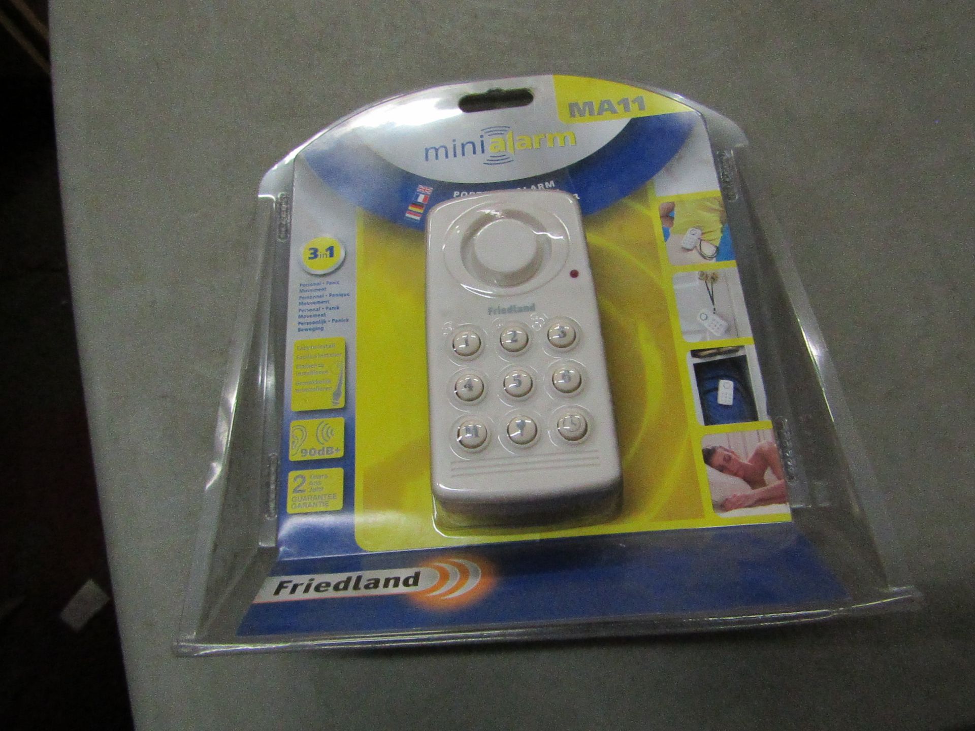 2 x Friedland MA11 mini Alarms. Packaged