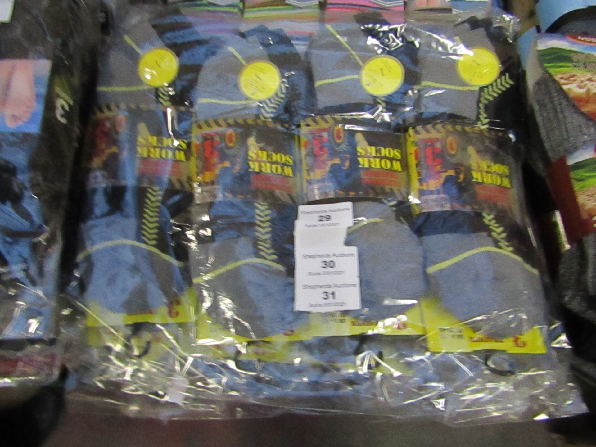 PK of Ultimate Trainer Work Socks Size 6-11 New & Packaged