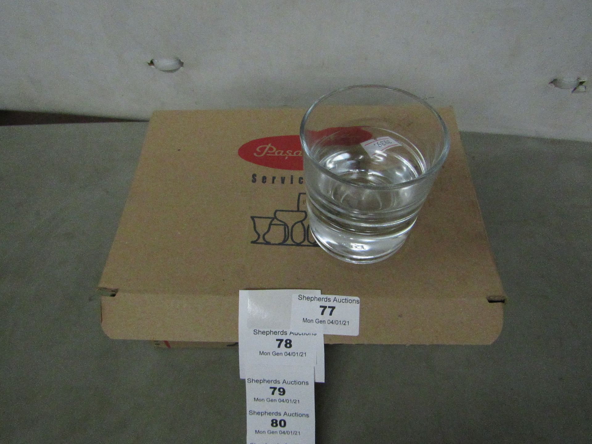 Pasabahce - Service Line Grande Tumber Glasses -135cc - Box of 6 - Unused & Boxed.