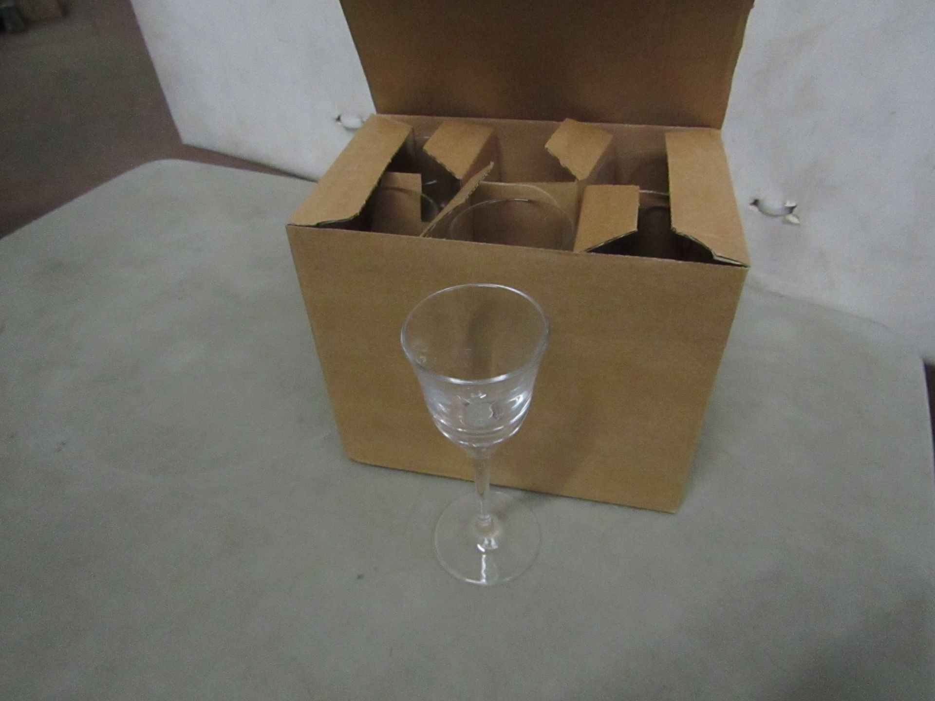 Long Stem Glasses (Box of 6) - New & Boxed.