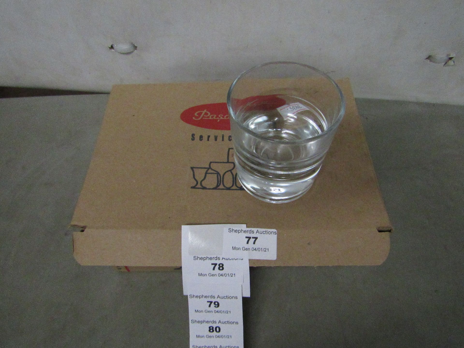 Pasabahce - Service Line Grande Tumber Glasses -135cc - Box of 6 - Unused & Boxed.